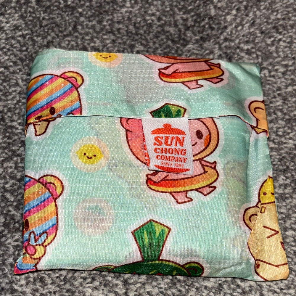 Sun Chong Company Mint Cartoon Print Foldable Tote